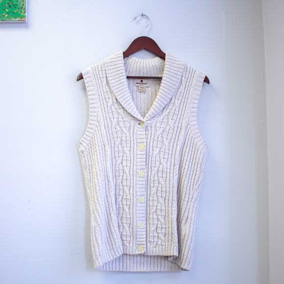 Woolrich Small Collared Sweater Vest Cardigan - Picture 1 of 8